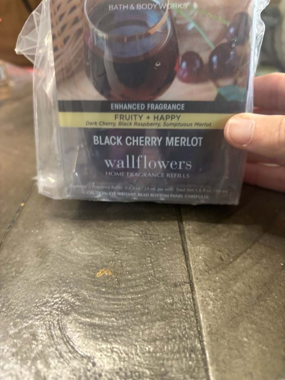 Bath & Body Works Black Cherry Merlot Wallflowers Home Fragrance Refills 2-Pack